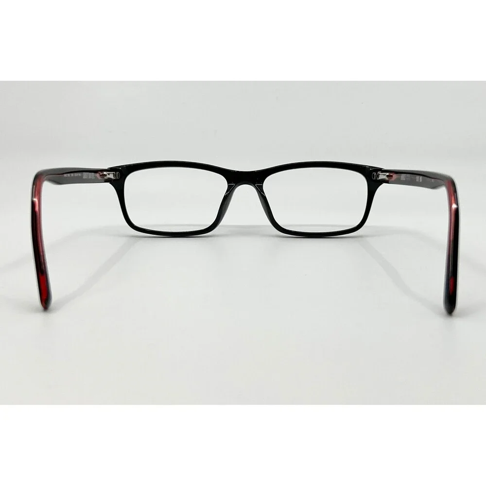 Nike Eyeglasses Frames Mens Black Red 7242 004 Rectangular 53-16-140